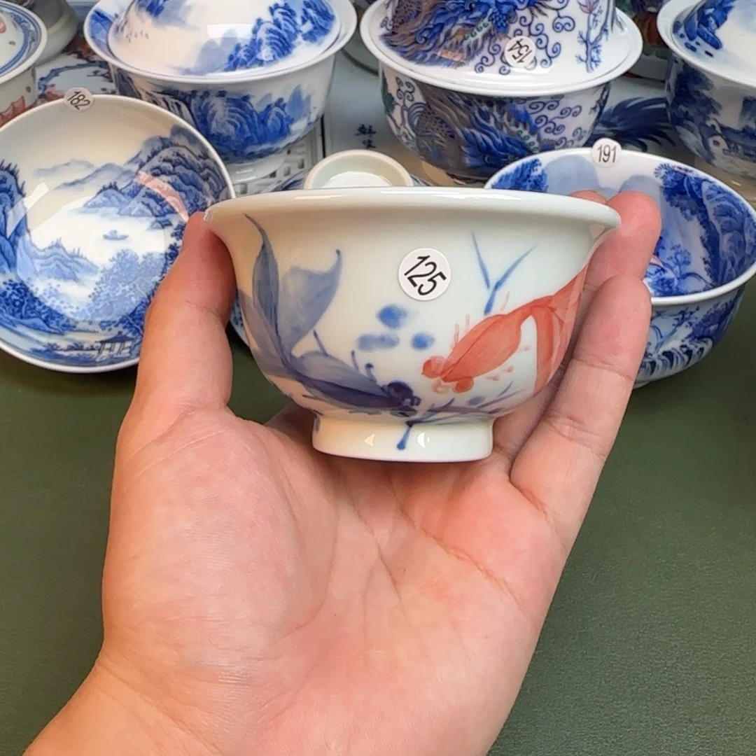 彦祖纯手工手绘茶具125