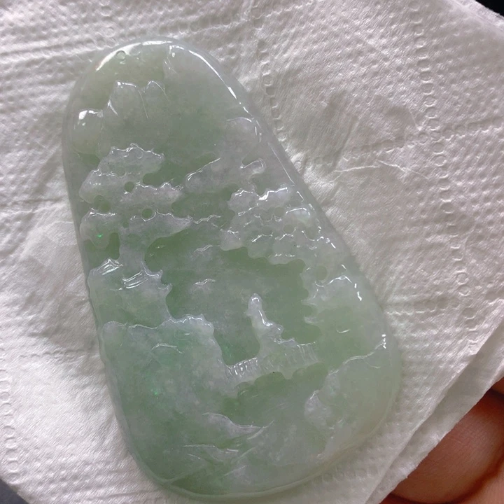 翡翠未镶嵌挂件翡翠