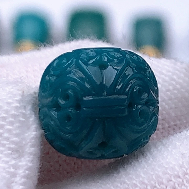 绿松石车挂未镶嵌