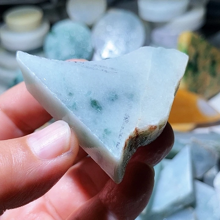散珠翡翠边角料44