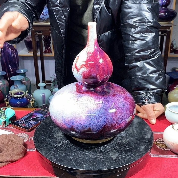 瓶中国神垕精品钧瓷