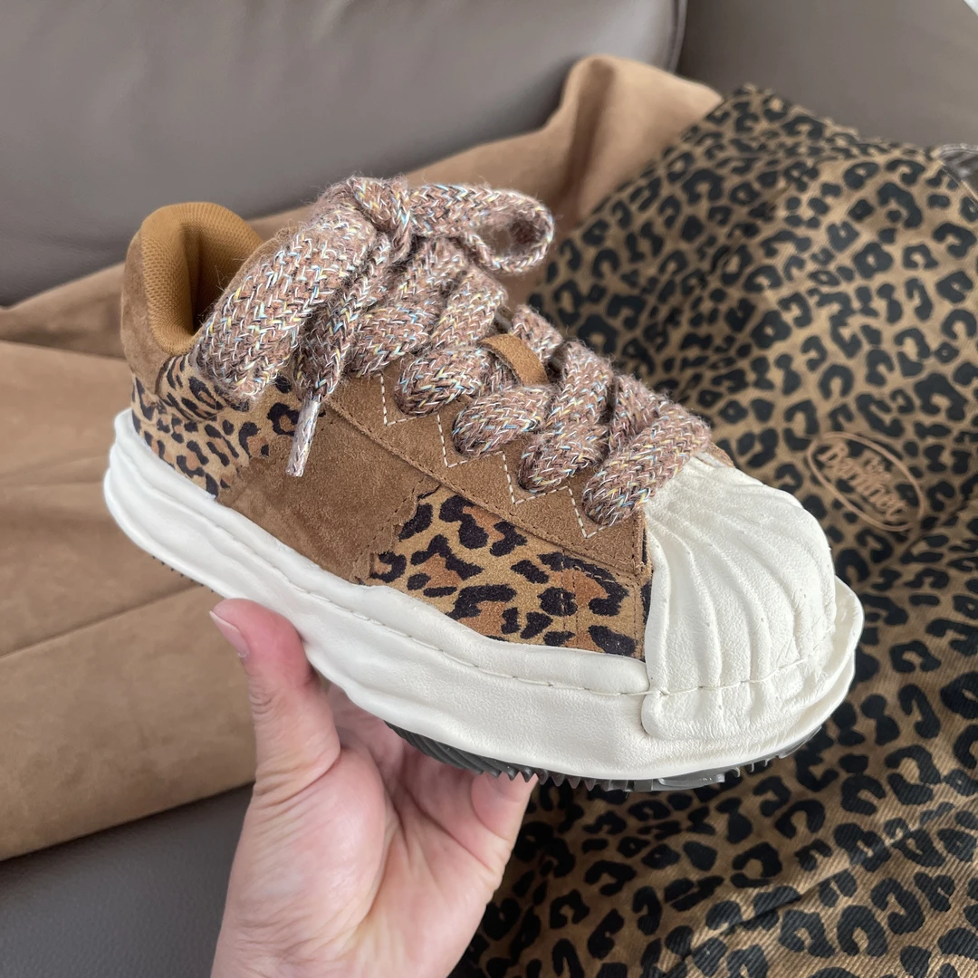 【雪豹达卡】韩版时尚百搭情侣潮流低帮系带厚底增高溶解鞋