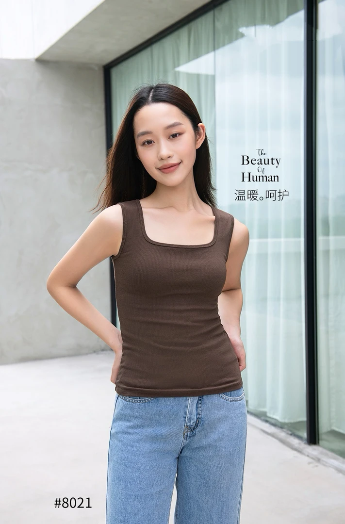 韩版新款休闲百搭款打底衫女显瘦8021