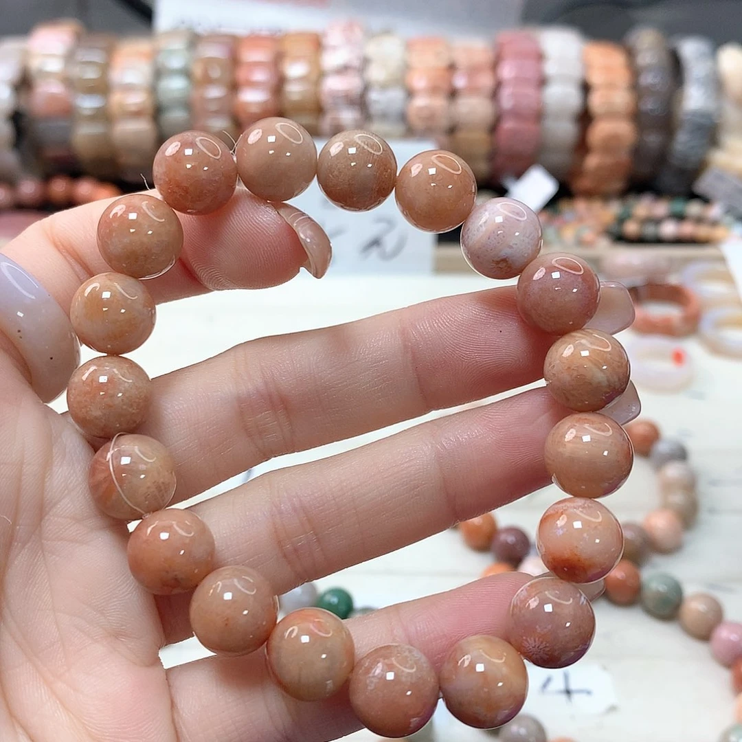 硅化珊瑚（珊瑚玉）手链未镶嵌M**.371