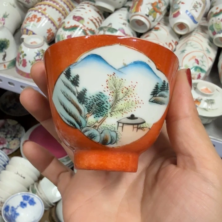 景德镇陶瓷杯子盖碗