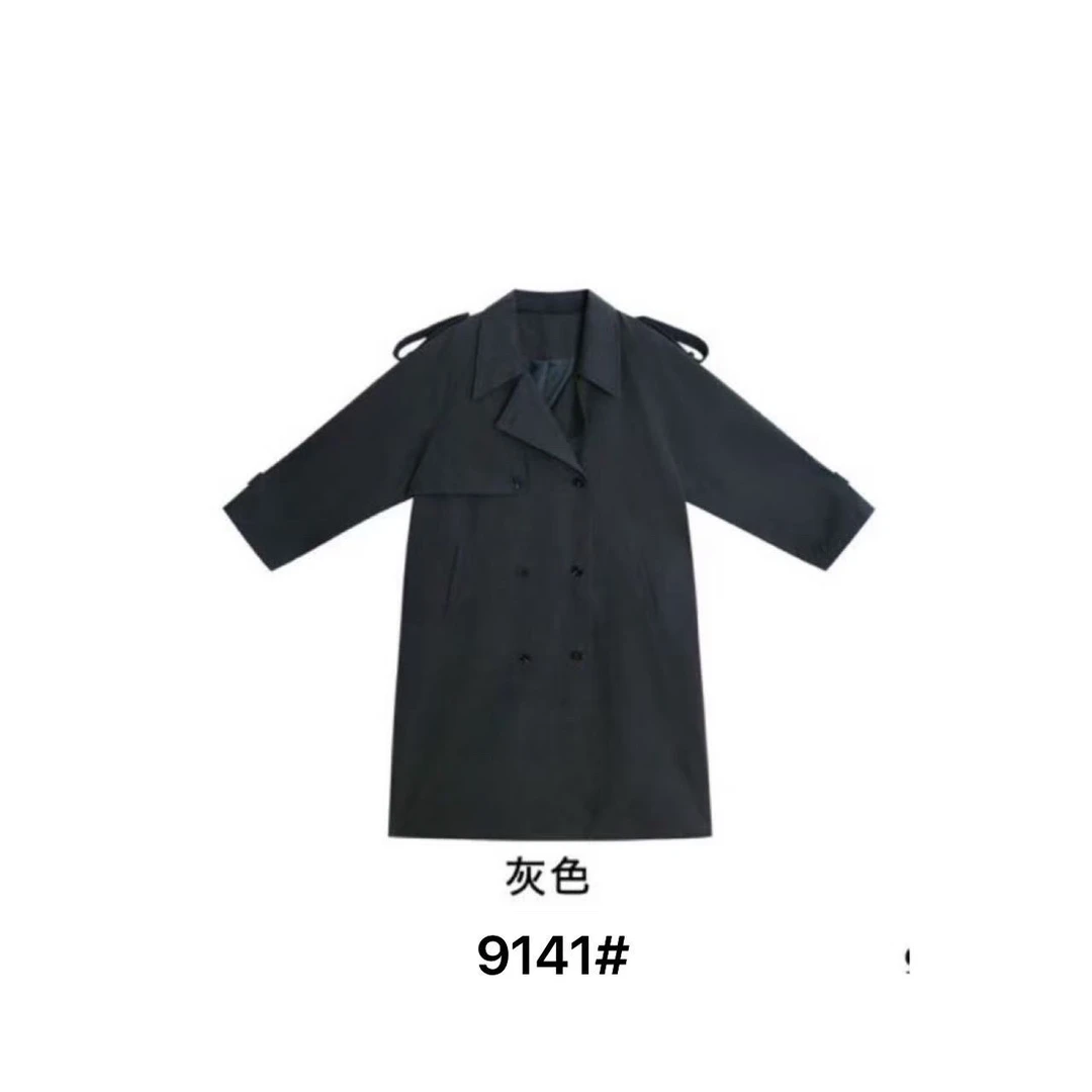 北上广#9141秋季福利高品质长款风衣外套，衣长：116cm