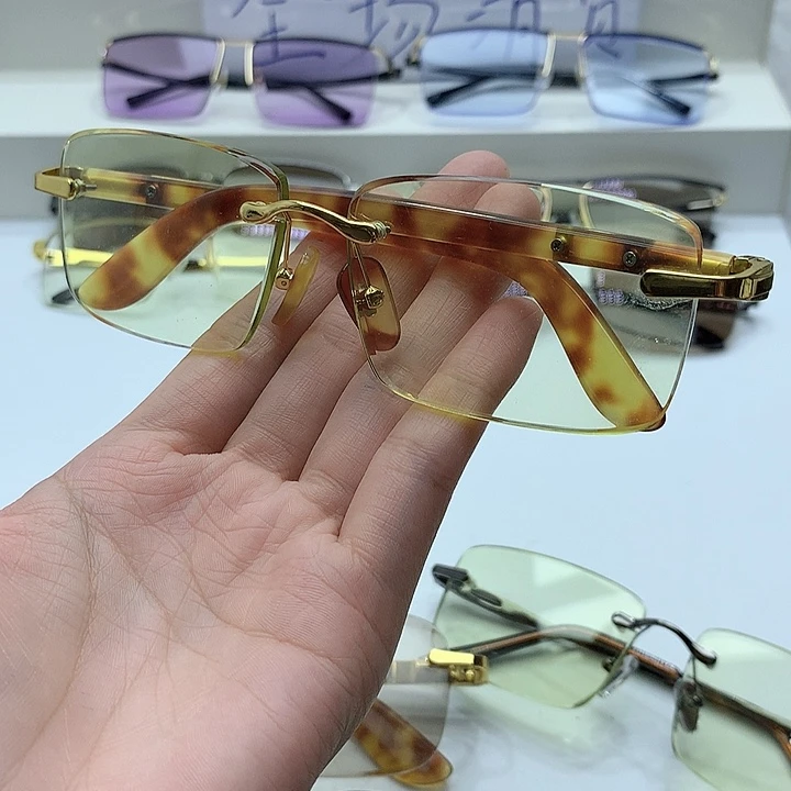 帝王绿竹叶青眼镜