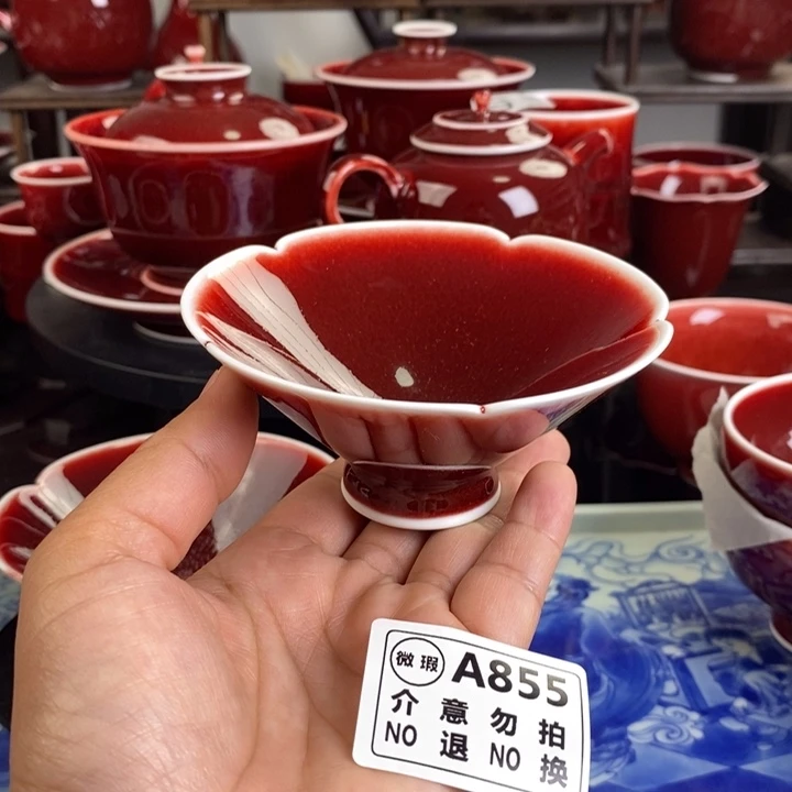 景德镇高温颜色釉 微瑕疵A855过年清仓炸福利