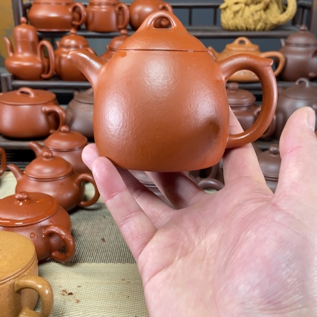 紫砂茶壶原矿朱泥