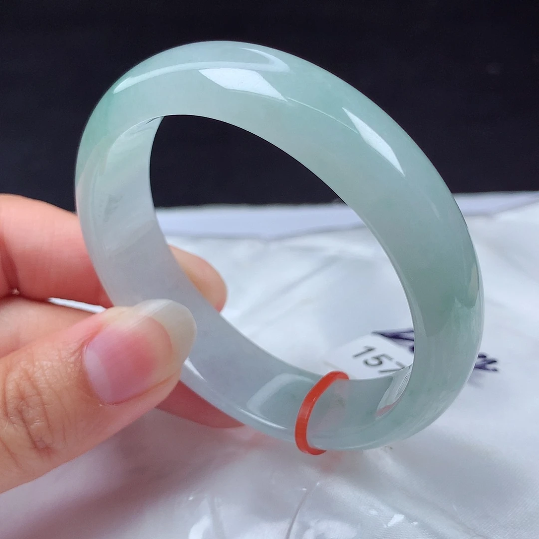 未镶嵌手镯翡翠54贵妃宽版s1571