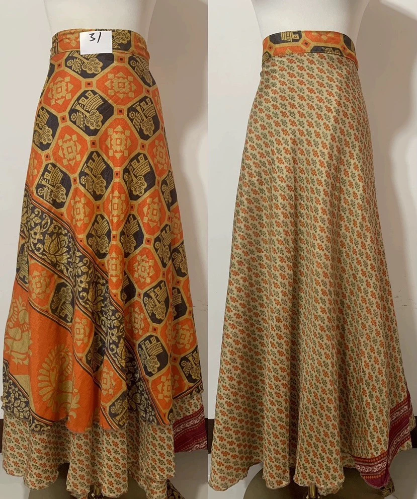 直播间选 对应编号付款 尼泊尔植物丝半身裙