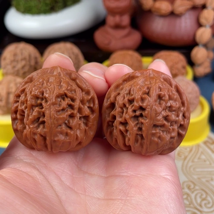 吊坠文玩核桃凤凰台38