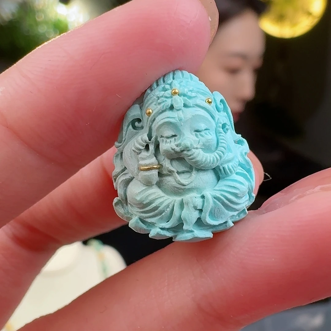 绿松石珠宝奇石未镶嵌