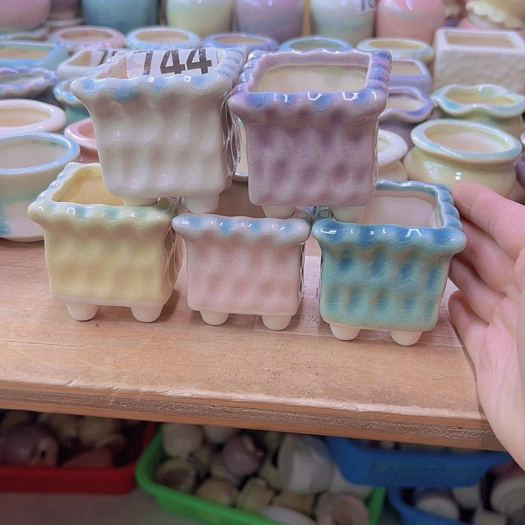 陶瓷花盆当场满12包邮