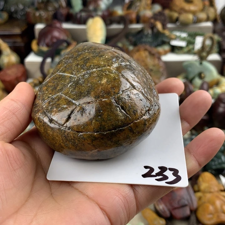 岫岩河磨玉（透闪石质玉）未镶嵌珠宝奇石