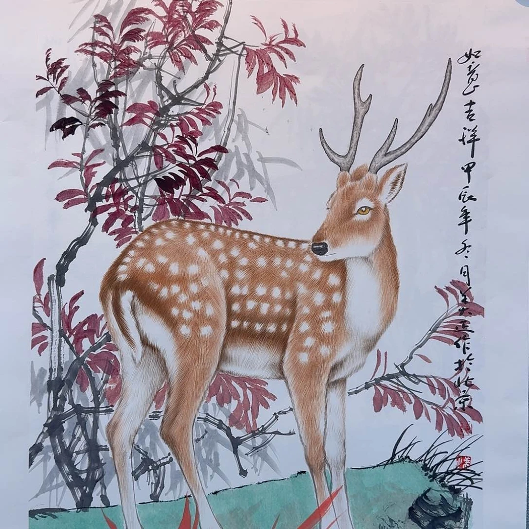 国画多次参加国内外大型