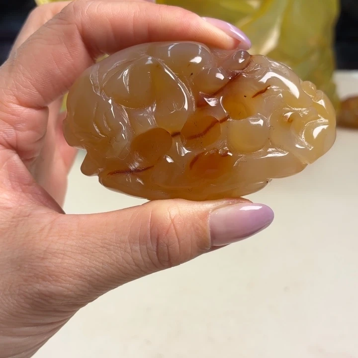 玛瑙/玉髓未镶嵌吊坠(不含链)