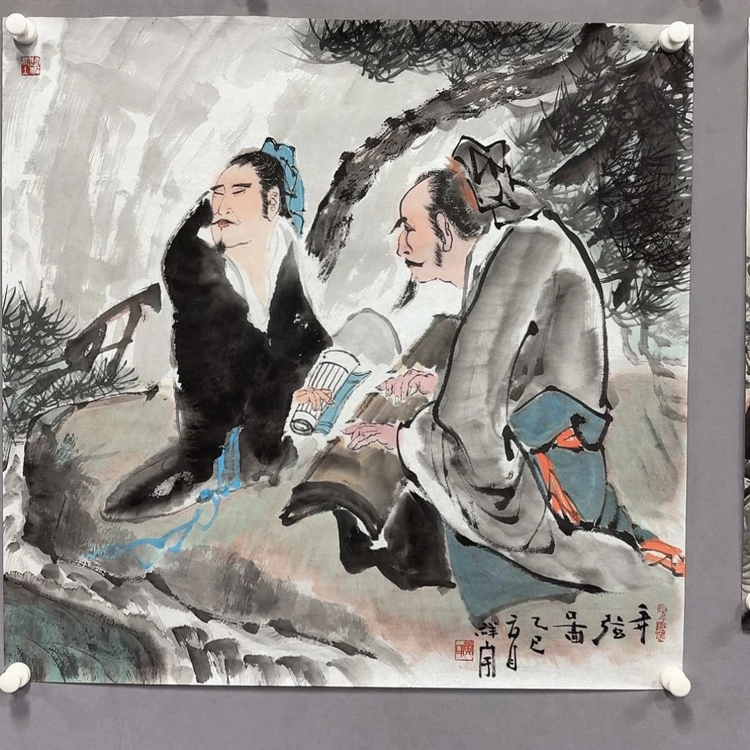 国画亲笔手绘放心去藏