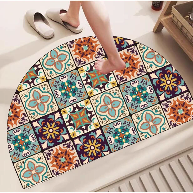 219【50x80cm】硅藻泥入户门地垫玄关脚垫进门耐脏垫子家用防滑垫