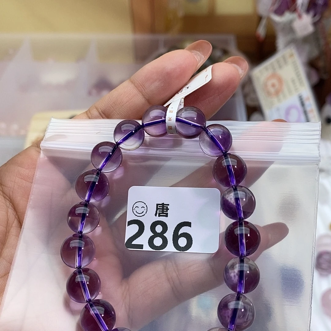 喵***子未镶嵌手串水晶多样性发一