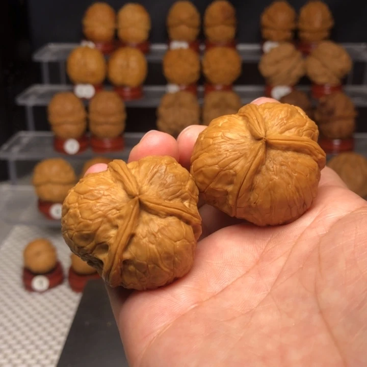 把件文玩核桃6柿饼子