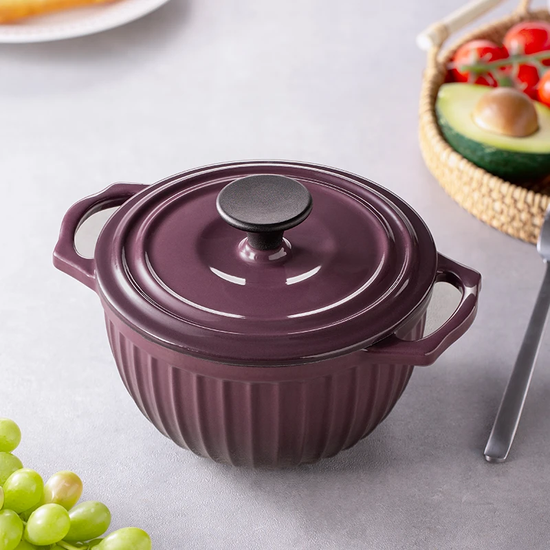 YANZAO/焱造赫本风炖锅15cm（沙滩）多巴胺汤锅家用锅珐琅锅珐琅锅