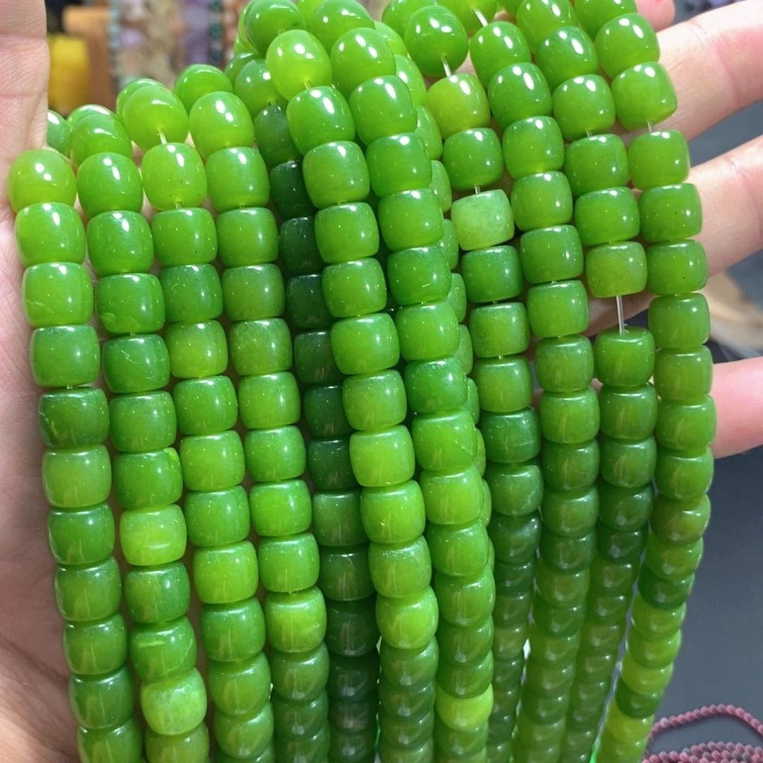 玛瑙/玉髓未镶嵌珠宝半成品碧玉老型到手2条卡10mm