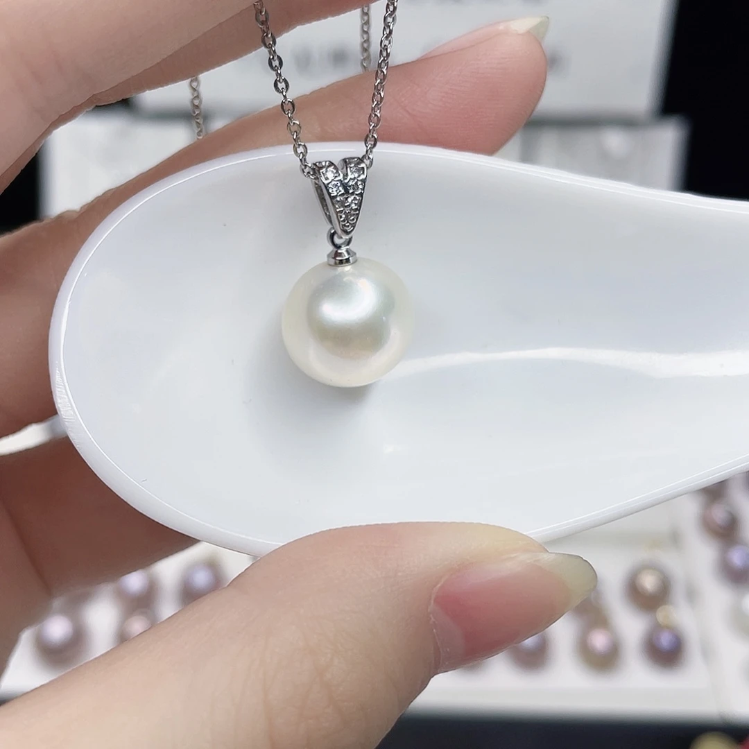 合金淡水珍珠吊坠(赠链)