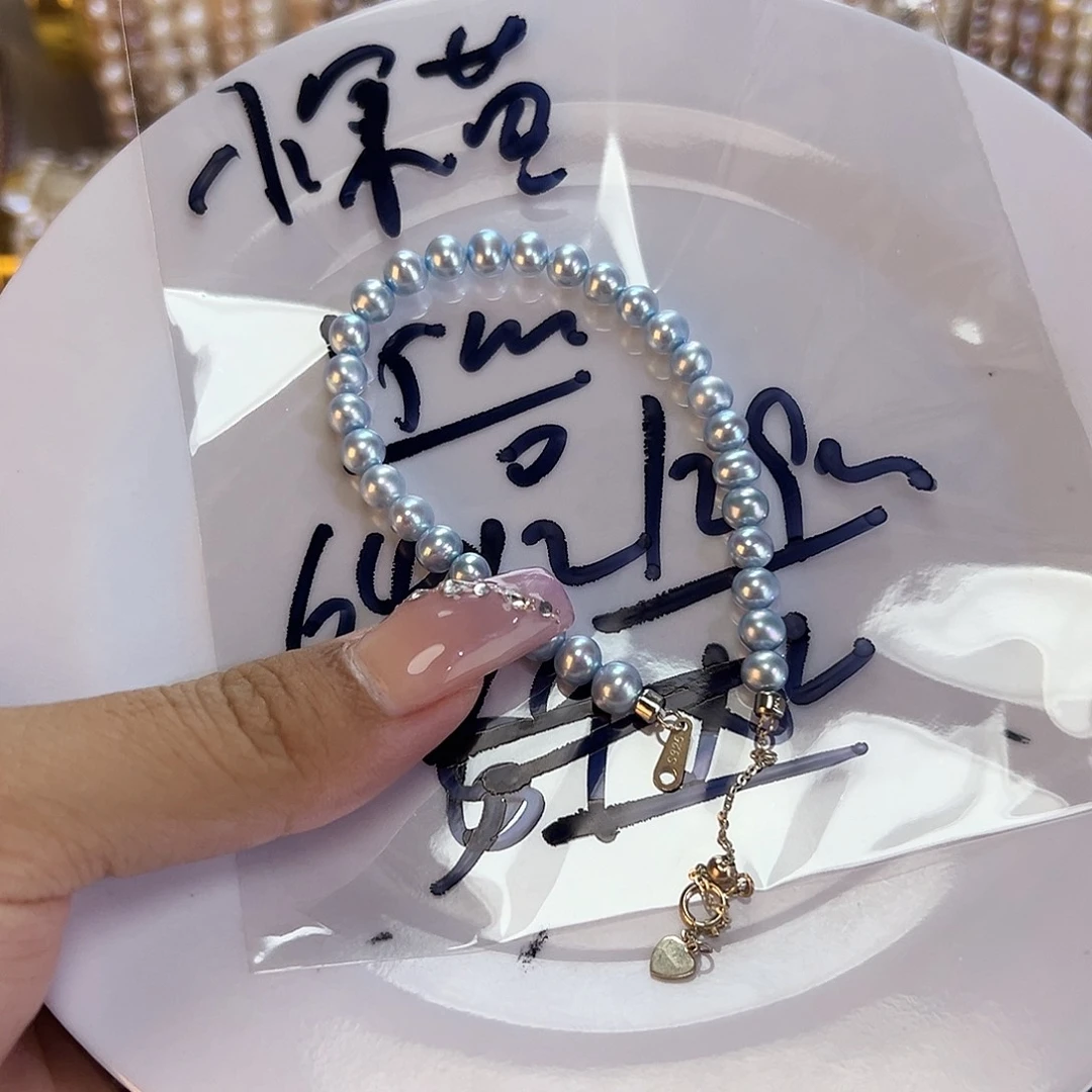 钛钢手绳淡水珍珠