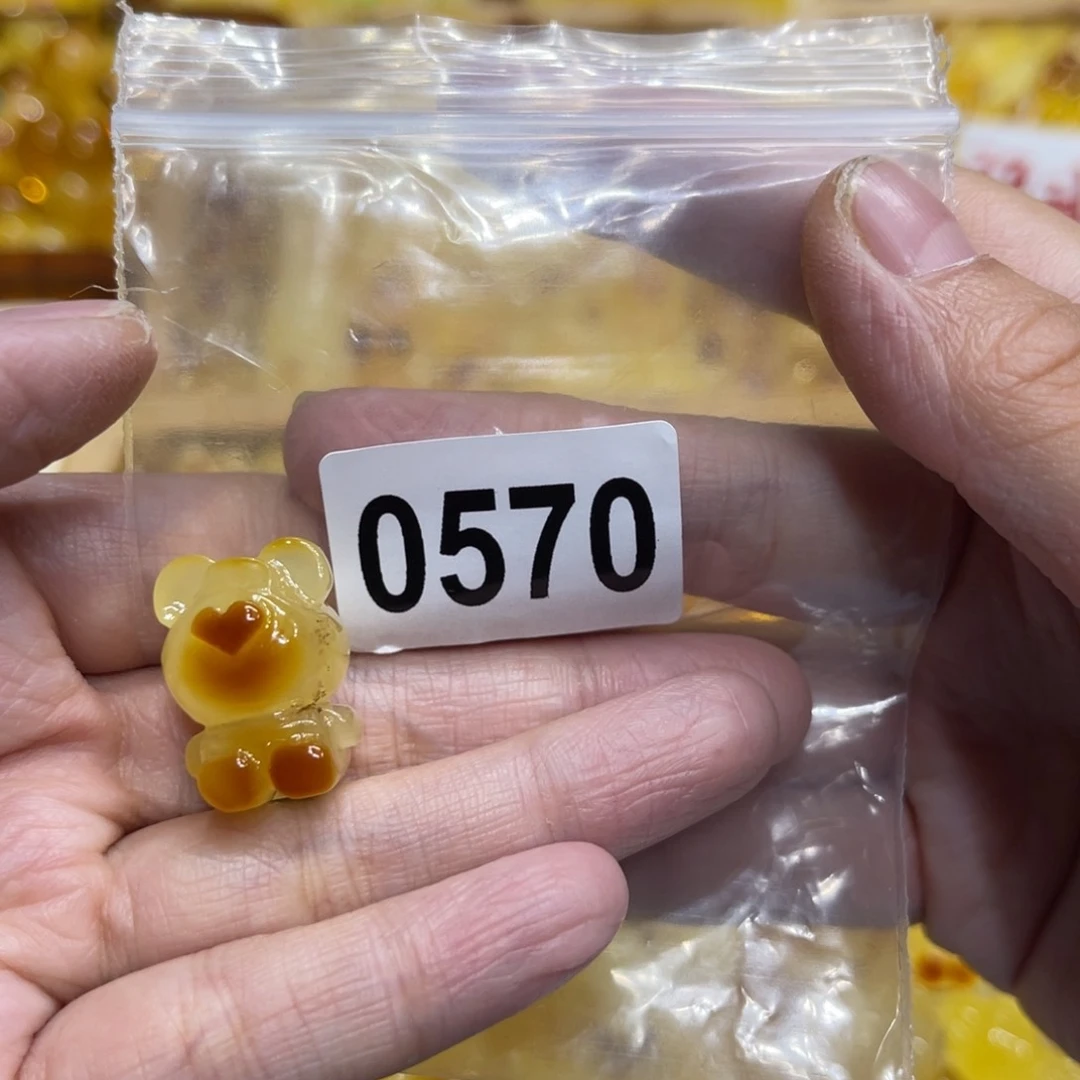未镶嵌毛衣链琥珀