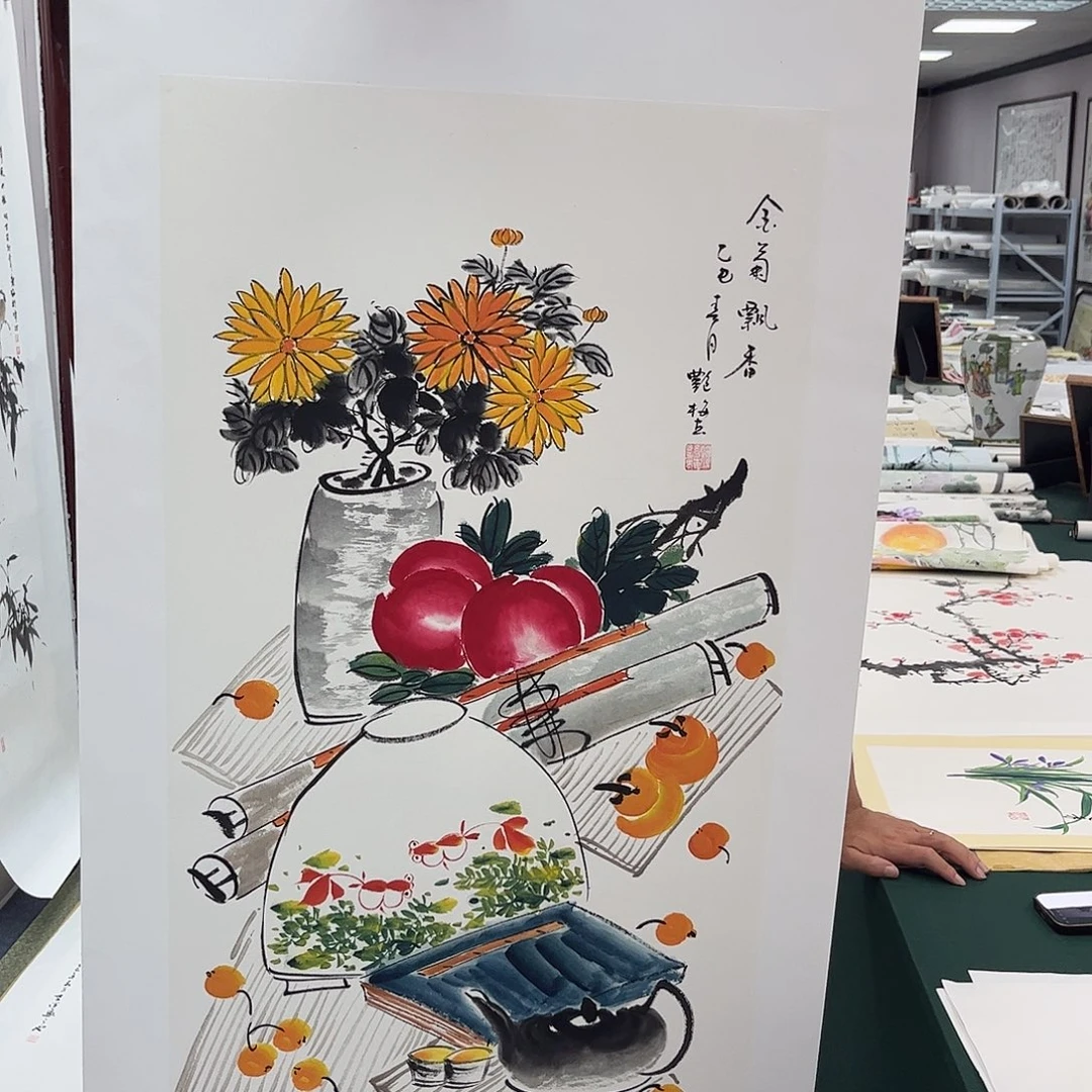国画宣纸国画纯手绘作品