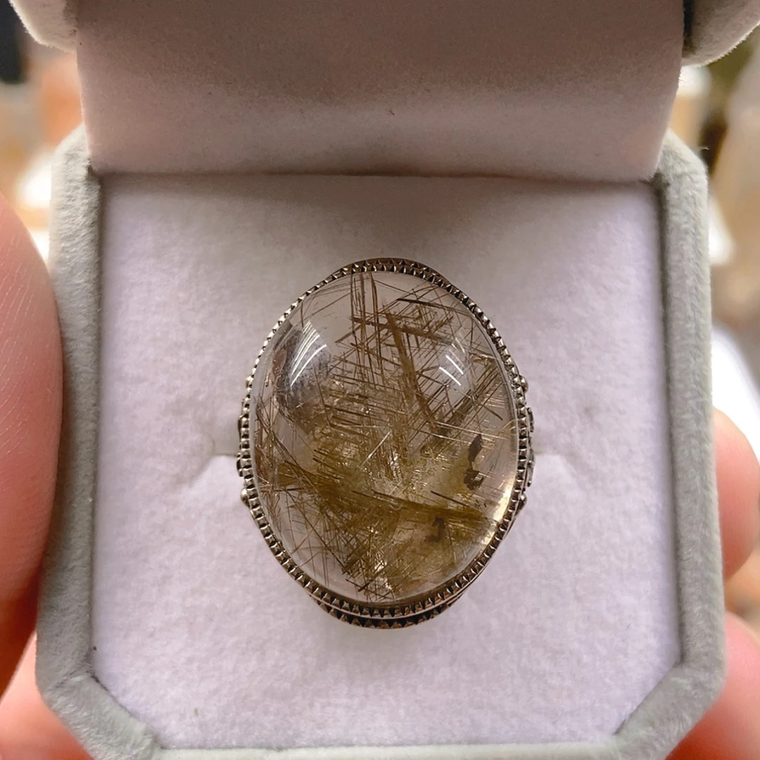 ****豆颈饰银S925镶嵌水晶天然水晶