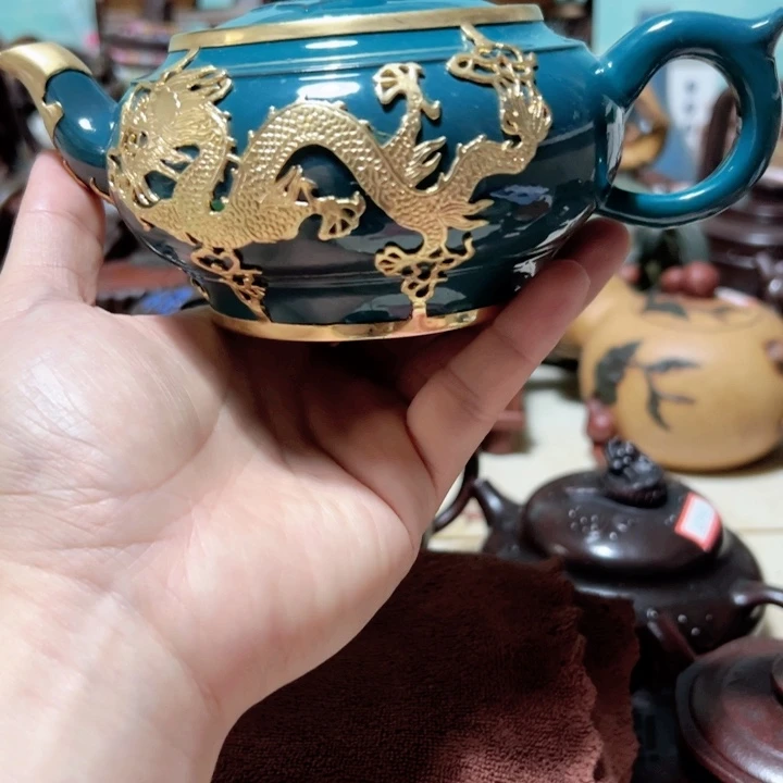 茶壶紫砂紫砂壶收藏起来了
