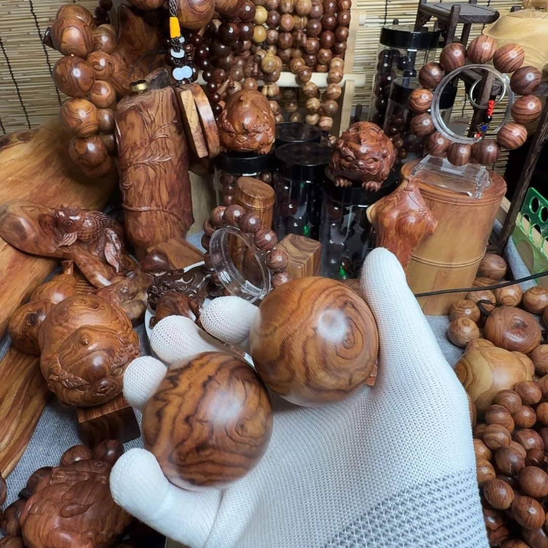 用***3黄花梨/降香黄檀海南黄花梨5.0手球