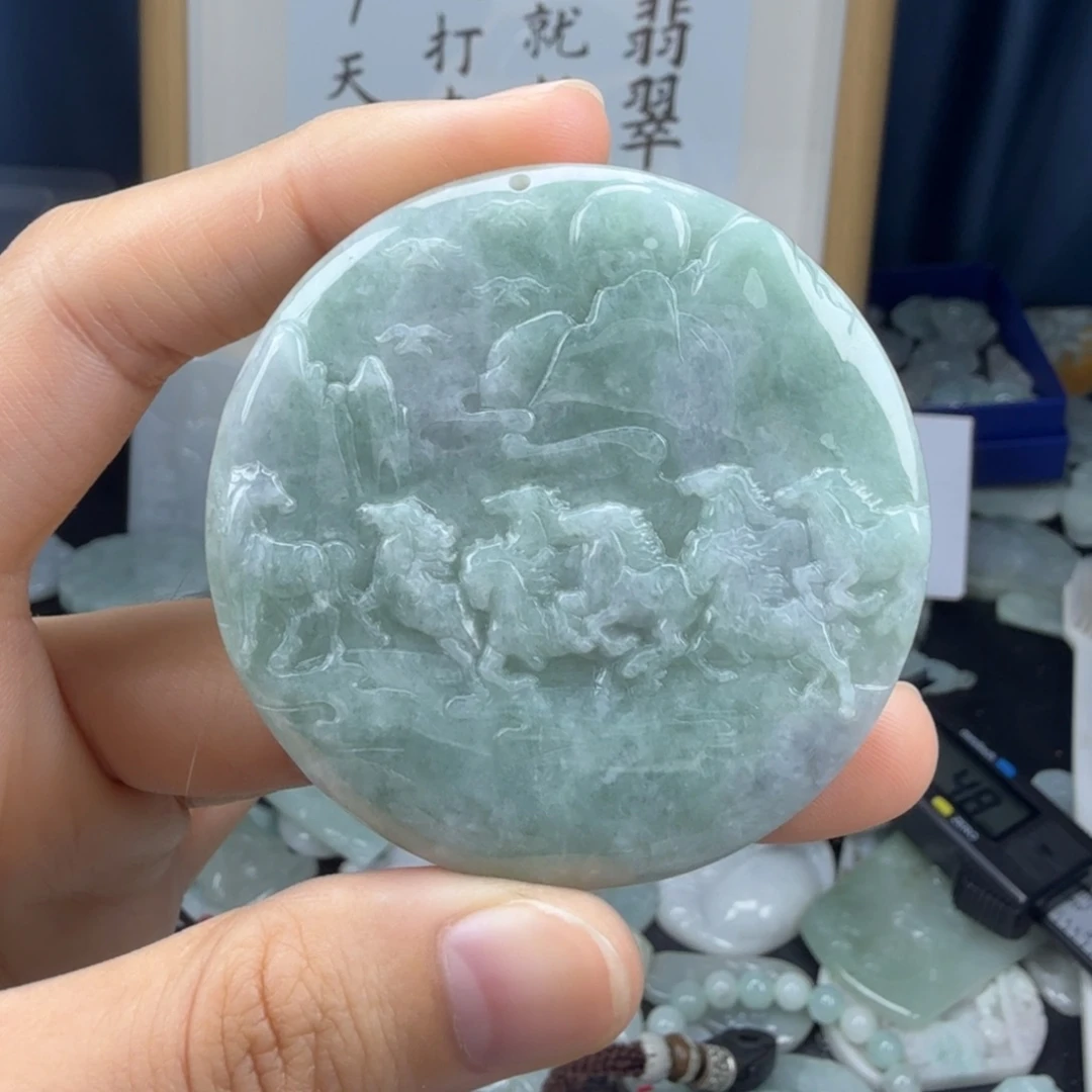 颈饰未镶嵌翡翠翡翠