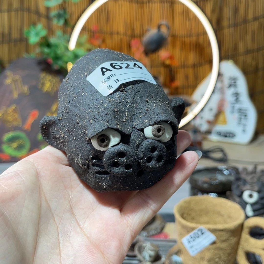 木村信鸿柴烧宝瓶