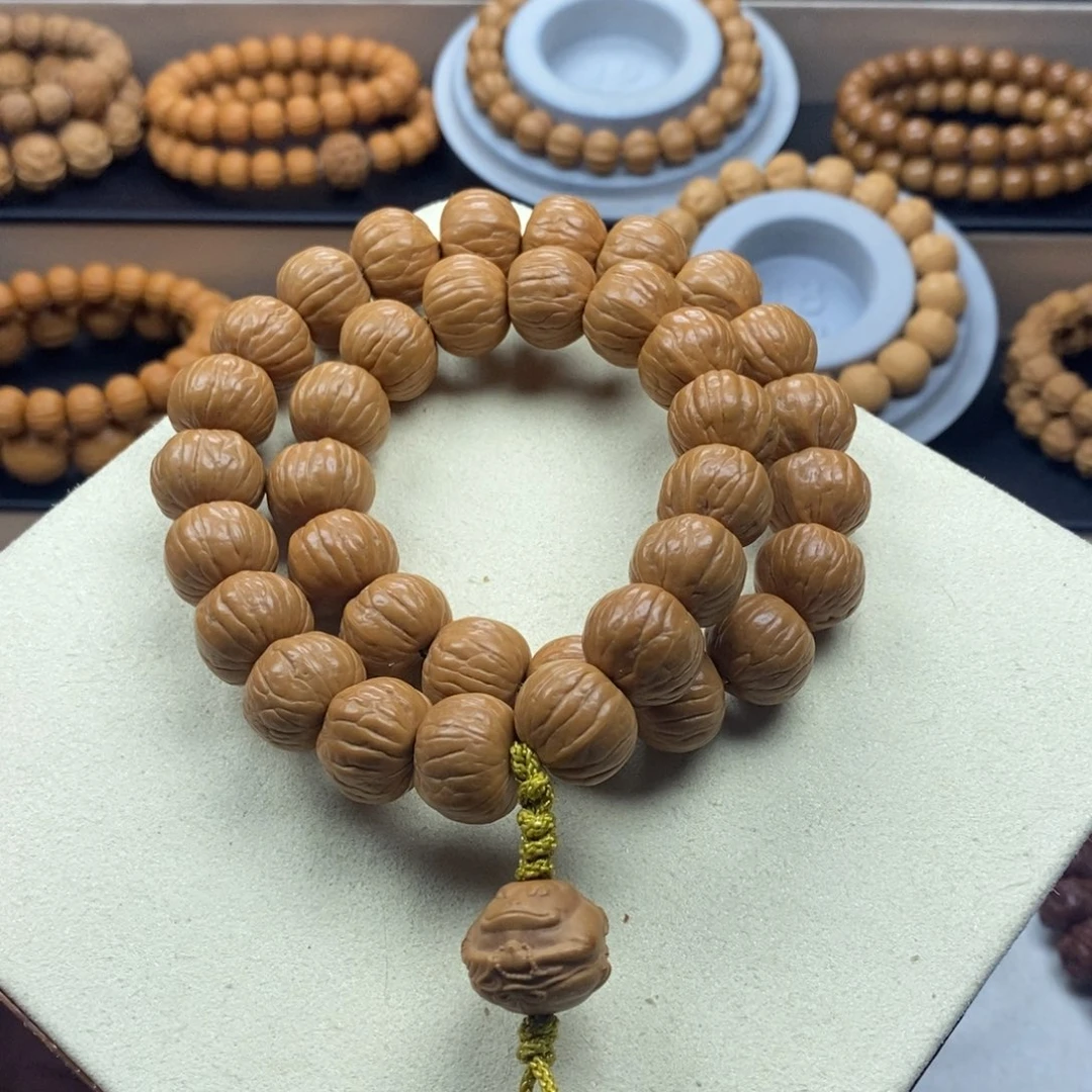 猴头核桃手串南瓜手持15.3mm左右