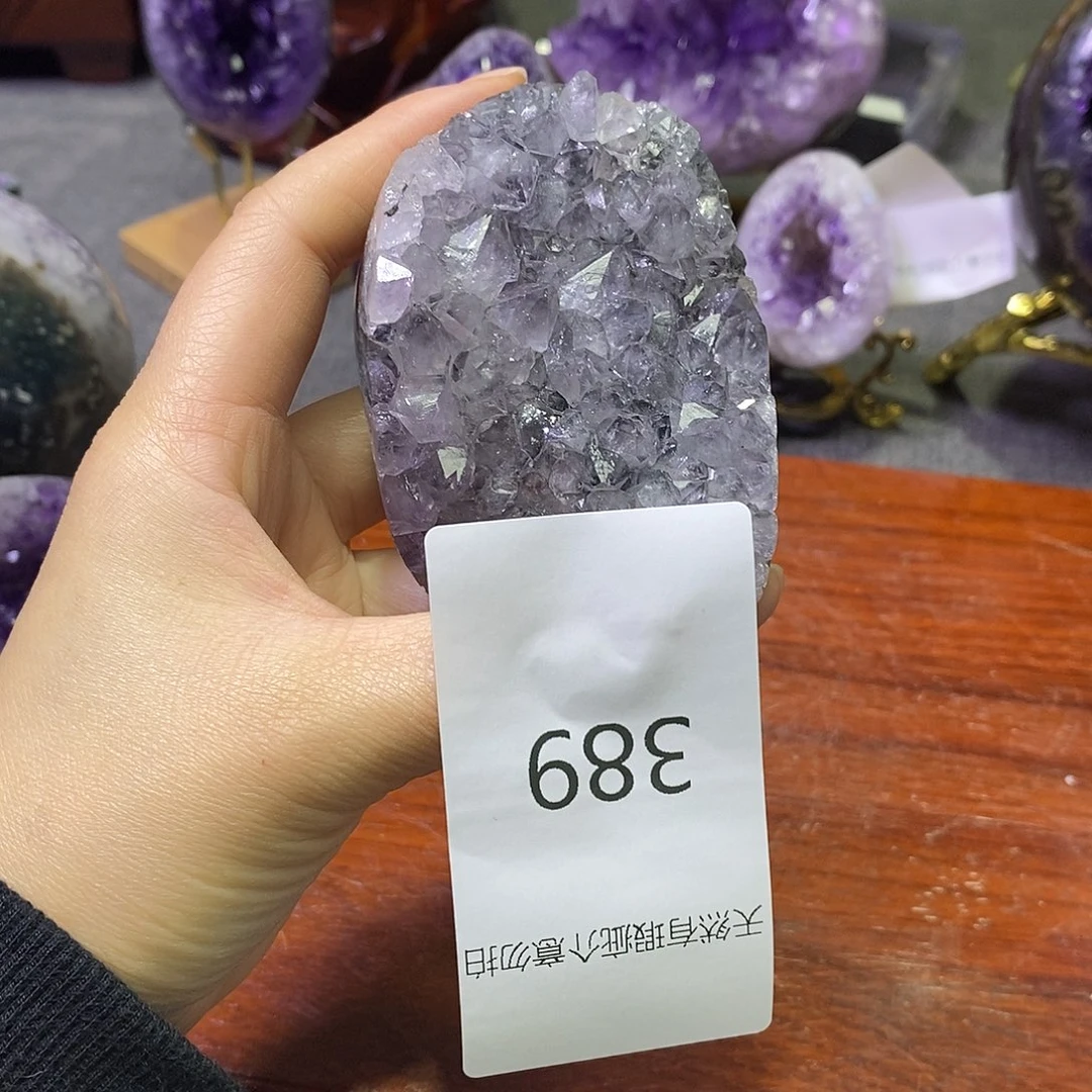 紫晶未镶嵌珠宝半成品