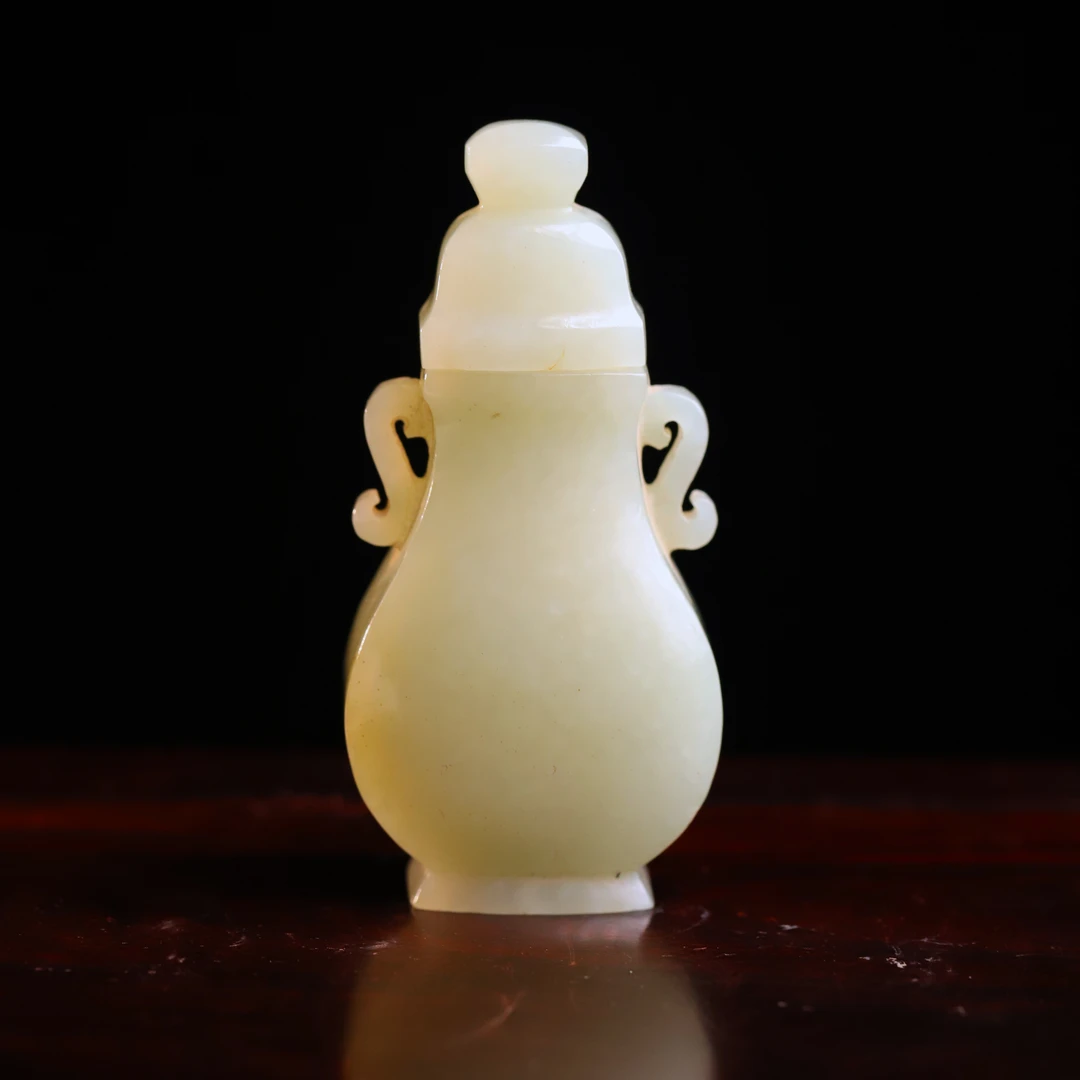 清代和田玉文房赏瓶-CS