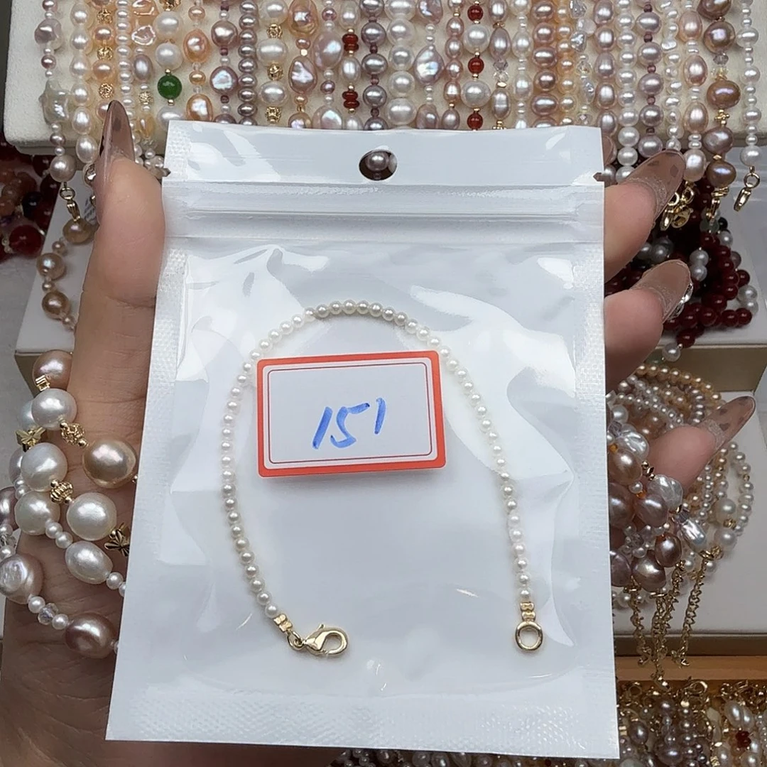 茜***茜钛钢手绳淡水珍珠