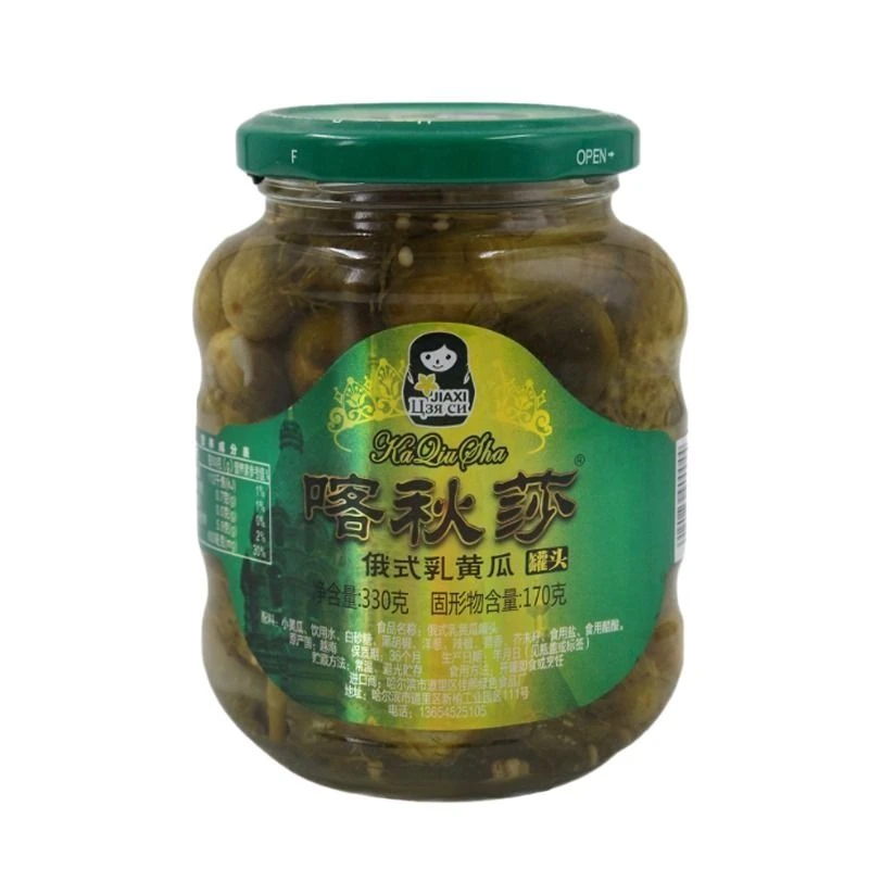 喀秋莎俄式乳黄瓜罐头 330g/份