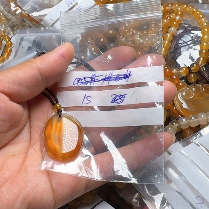 玛瑙/玉髓颈饰未镶嵌一***鹤0084