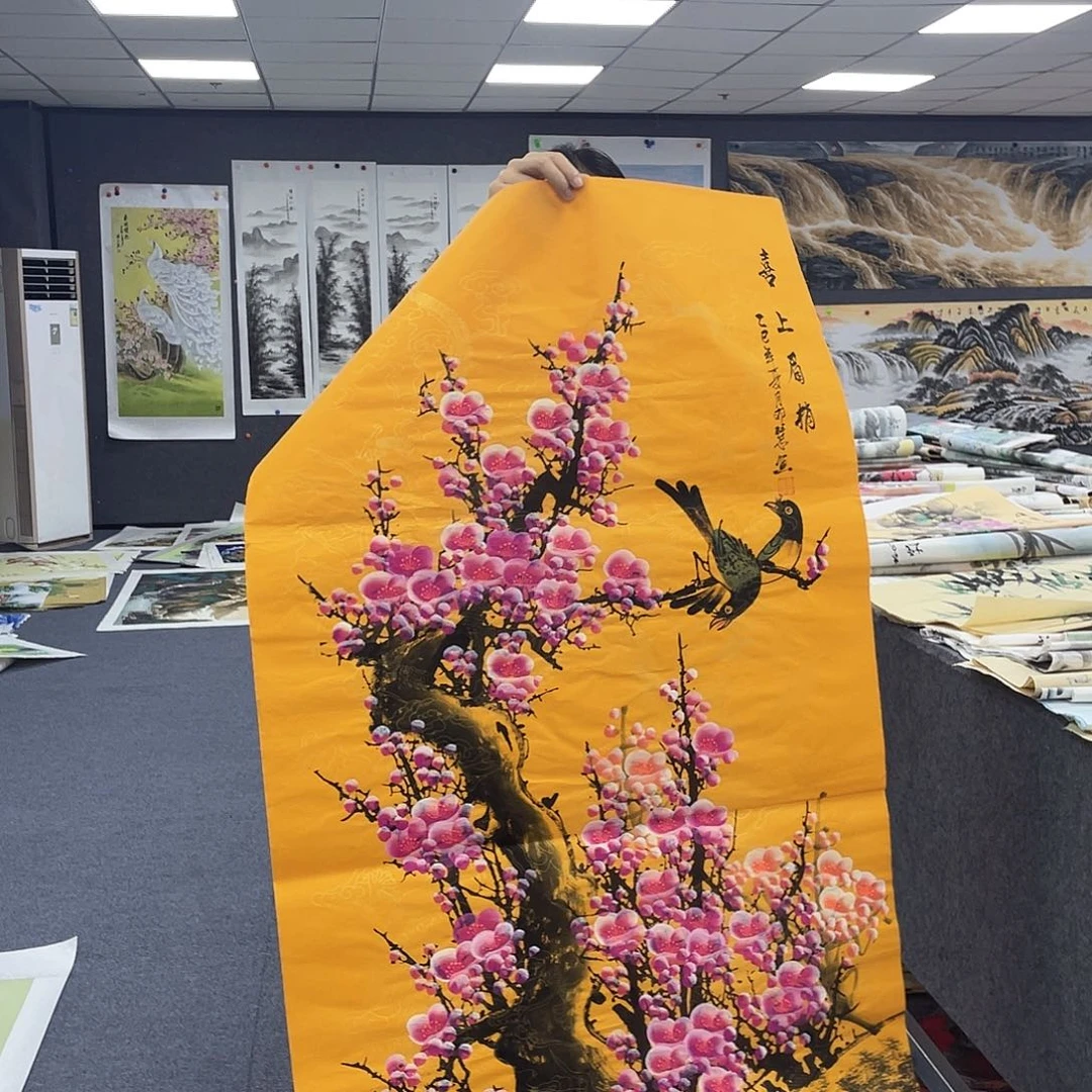 国画作品小姐姐放漏…