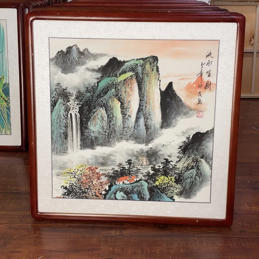 国画带框尺寸63*63厘米