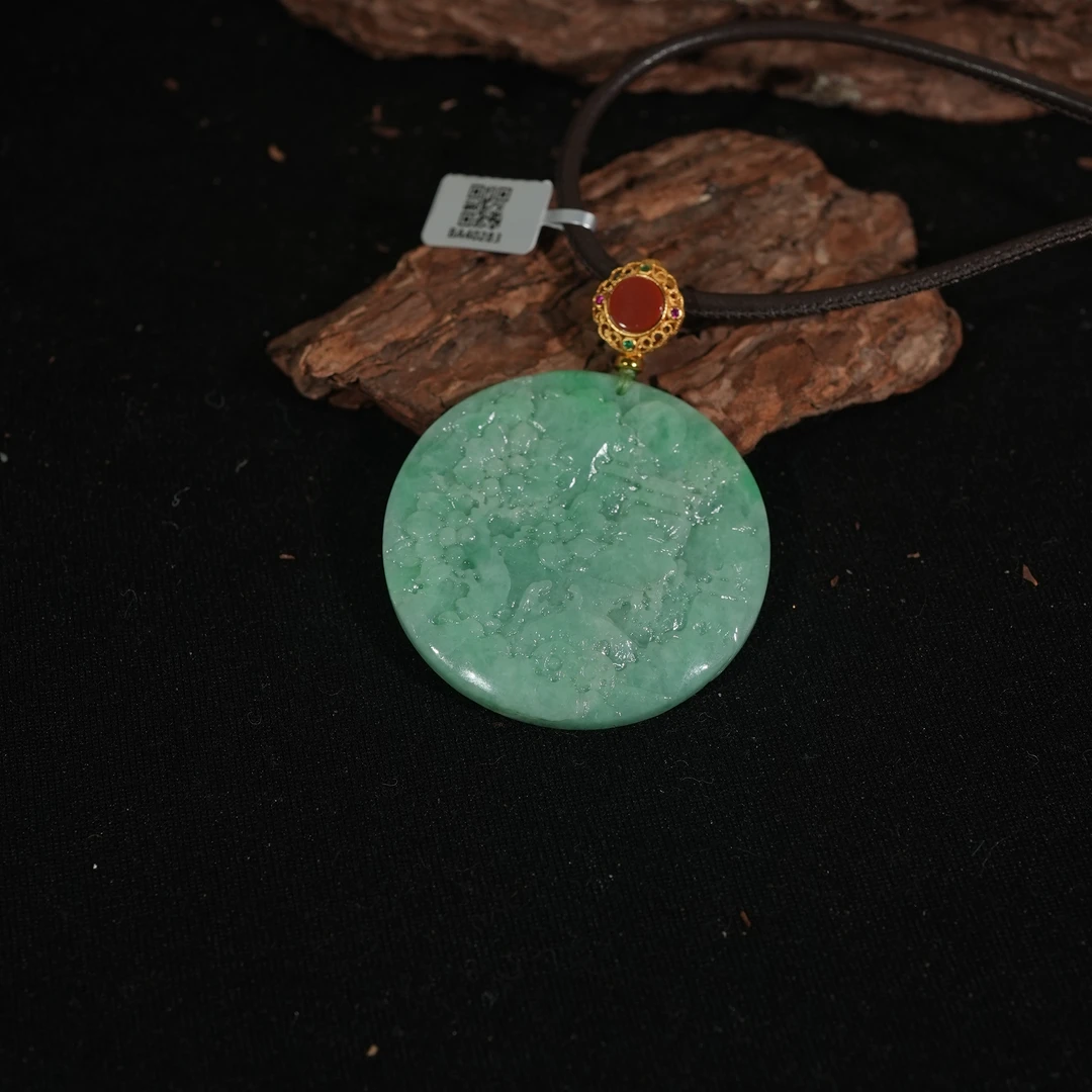 6.1香港王老板-翡翠吊坠ke756