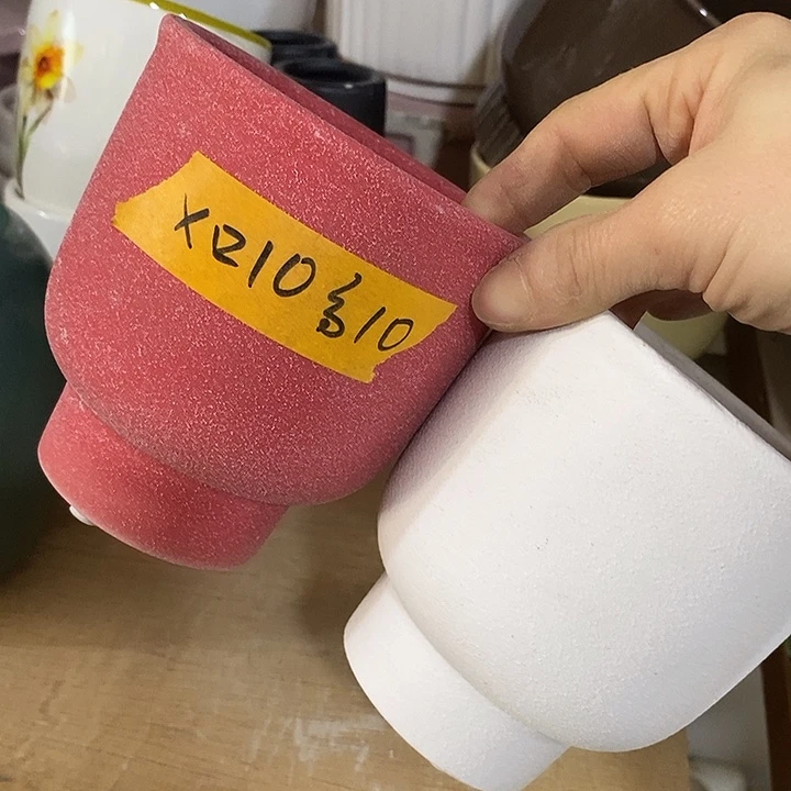 陶盆有孔 瑕疵针孔漏釉介意勿拍外高 10外口10