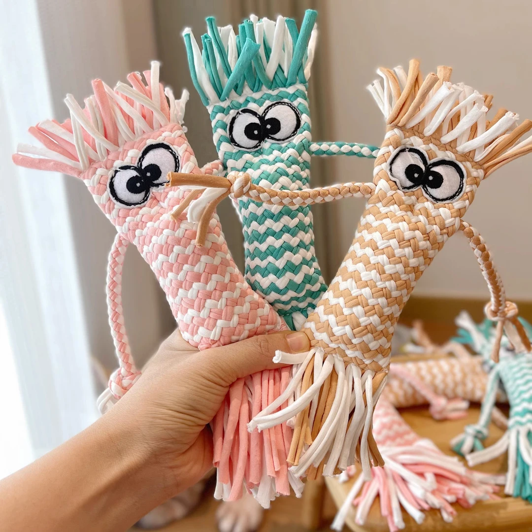 狗狗玩具绳结玩具发声耐咬磨牙泰迪中小型犬宠物用品