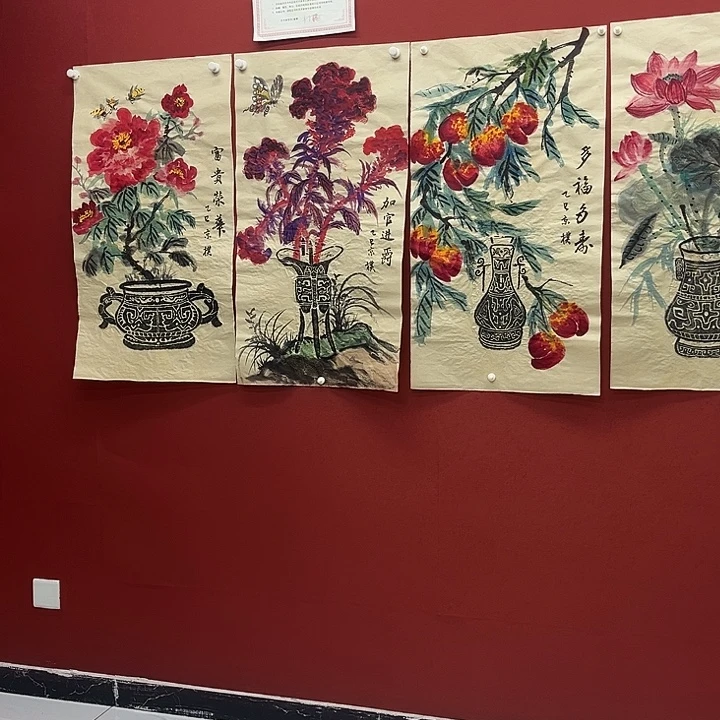 国画原创拓片国画手绘作品