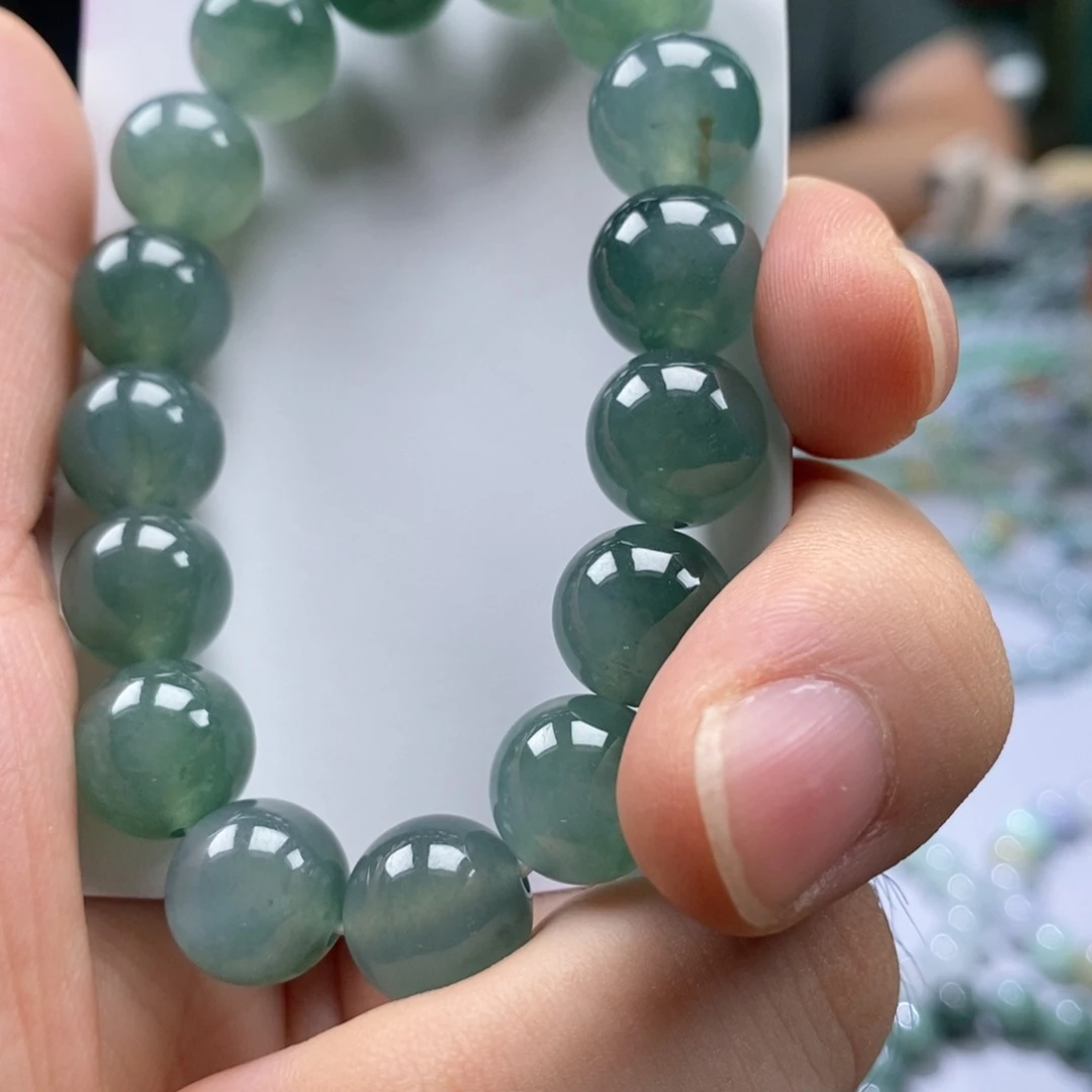 未镶嵌手链翡翠天然缅甸翡翠手串