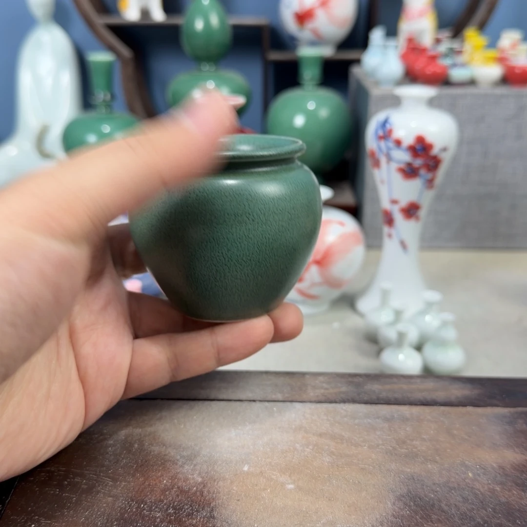 陶瓷手工小花器摆件